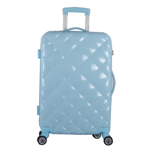 hotsale fashion ABS+PC woman girls travel luggage bag