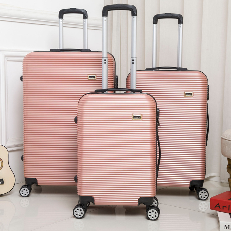LOGO gift suitcase luggage travel sets 3 piece20 24 28 inch trolley case set